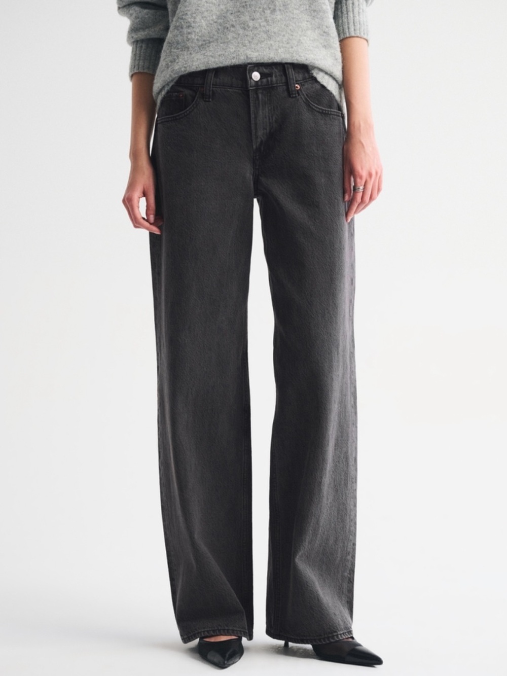Abercrombie & Fitch Low Rise Ultra Loose Jeans